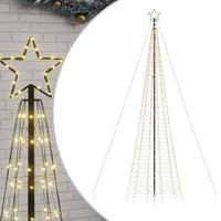 arbol de navidad  decoraciones de navidad led con estacas 1534 leds blanco calido 500 cm