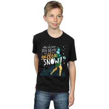 Elf Camiseta Yellow Snow para niño