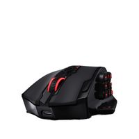 raton inalambrico para juegos redragon m913 mmo 12 botones laterales sensor paw3335 modo dual bateria de 45-80h 5 dpi ratones disenados para juegos