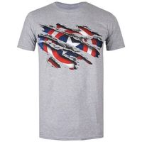 marvel camiseta manga larga tv716 para hombre