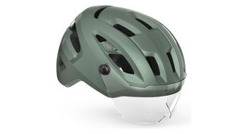 Casco met intercity mips sage metallic mat
