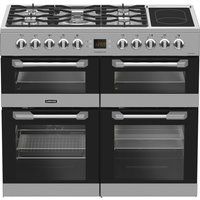 leisure cuisinemaster cs100f520x dual fuel range cooker - stainless steel stainless steel