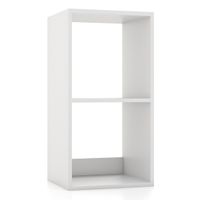 costway estanteria con espalda abierta de 180 cm armario con 2 cubos antivuelco unidad de almacenamiento moderno para estudio dormitorio blanco