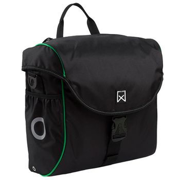 Alforja Para Bicicleta 19 L Negra Y Verde 16004 Willex