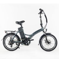 bicicleta electrica urbana ligera jobobike sam plegable 36v 13ah 486wh gris