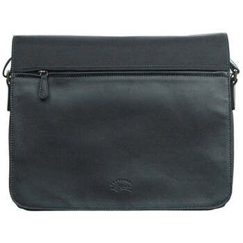 Francinel Bandolera Bolso bandolera Lona/Cuero Porto 653112 Negro para hombre