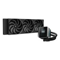 refrigeracion liquida deepcool mystique 360 360mm 3 ventiladores lcd negro