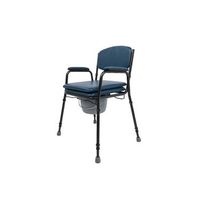 sanitec silla commode con wc - doble asiento y respaldo