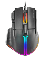 mouse mars gaming mm-xt black 9b 12800dpi rgb cable feather paracord