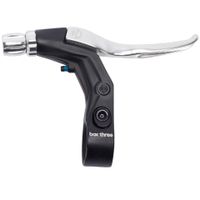 box three long reach v-point race brake lever silver
