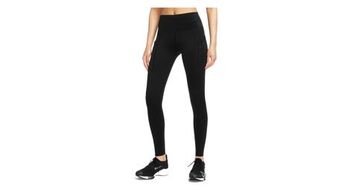 Mallas largas nike dri fit go negro mujer