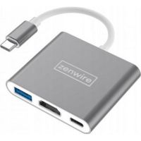 estacion de acoplamiento zenwire usb-c power delivery hdmi usb 30