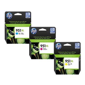 Original Multipack HP OfficeJet Pro 8640 e-All-in-One Printer Ink Cartridges (3 Pack) -CN046AE