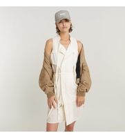 g-star para mujer d24621-d591-1284 vestido sin mangas short blanco s casual algodon sin mangas  tirantes