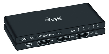 SPLITTER HDMI 2.0 ULTRASLIM 2 PUERTOS EQUIP