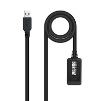 cable usb nano cable usb30 am - usb30 ah 50m negro alargador camplificador