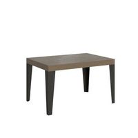mesa extensible 80x140224 cm flame gris paloma estructura antracita