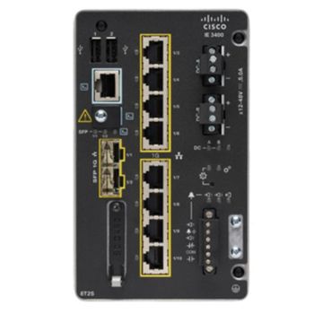 Conmutador Cisco Catalyst IE3400 Gestionado L2 8 Puertos Gigabit Ethernet Montaje en Rack