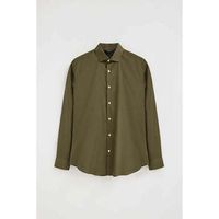 polo club camisa manga larga rigby go poplin slim io para hombre