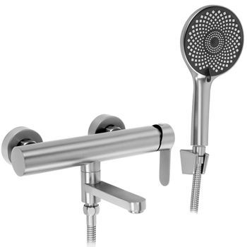 Grifo De Bañera Arcos Brush Nickel
