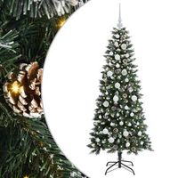 arbol de navidad  decoraciones de navidad artificial verde 150 cm pvc plastico y acero