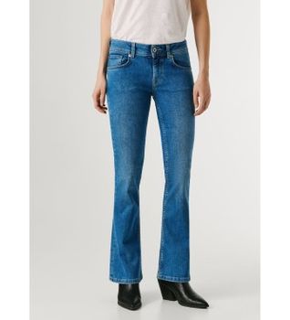 Pepe Jeans para mujer. PL20473664FE Jeans Flare Pimlico azul (32/30), Casual, Algodón, Denim