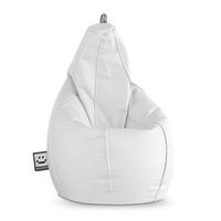 puff pera polipiel outdoor blanco happers xl