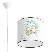 lampara colgante infantil unicornio 30