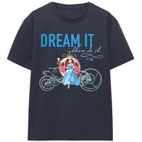 cinderella camiseta dream it then do it para mujer