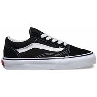 vans deportivas moda kids old skool - blacktrue white para nino