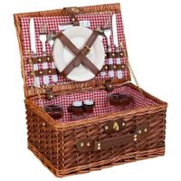 cesta de picnic 2 servicios marron