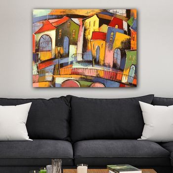 Pintura Decorativa Lienzo 1042732249_70100 Multicolor 70x100 Cm
