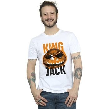 Disney Camiseta The Nightmare Before Christmas King Jack para hombre