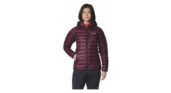 Chaqueta de plumon con capucha columbia arctic crest para mujer  morada