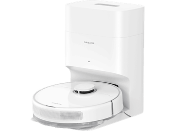 Robot aspirador - Dreame D10 Plus Gen 2, 6000 Pa, 400 ml Depósito de polvo, 150 min Autonomía, Friega , 5200mAh, Blanco