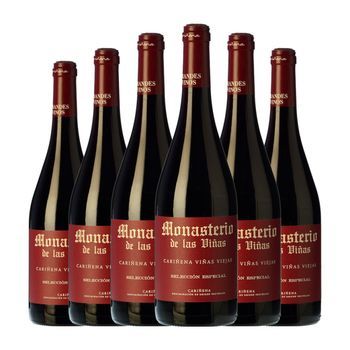Grandes Vinos Vino Tinto Monasterio De Las Viñas Old Vine Cariñena 75 Cl 13% Vol. (pack De 6 Unidades)