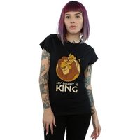 disney camiseta the lion king my daddy is king para mujer