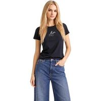 liu jo camiseta basic t-shirt tf6251 js923 para mujer
