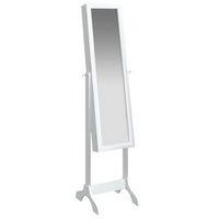 espejo de pie blanco 34x37x146 cm vidaxl