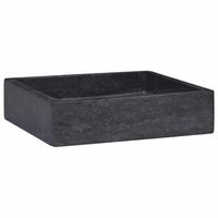 lavabo de bano moderno  lavabo marmol negro 40x40x10 cm