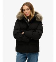 superdry para mujer w5011929a chaqueta everest 5 baffle puffer negro l casual poliester reciclado sostenible