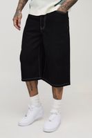 pantalon deportivo tall con costuras en contraste negro