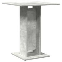 mesa de bistro  mesa de bar de madera contrachapada gris 60x60x75 cm