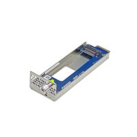 adaptador qnap qda-e1sm2 e1s tray m2 v2 azul acero satinado