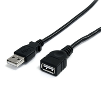 6ft black usb 20 extension