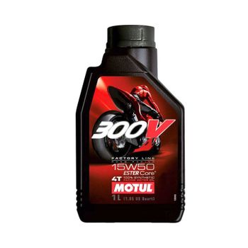Aceite motor 4T Motul 15W-50 300V Road Racing 1lt