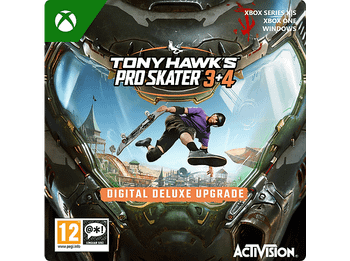 Xbox Series X S & One Windows PC Tony Hawk’s™ Pro Skater™ 3 + 4 (Digital Deluxe Upgrade) (*Juego base no incluido) (Código de descarga)