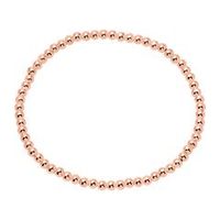 pulsera de mujer con perlas de plata 925 banada en oro rosa