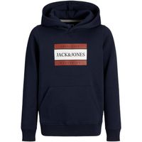 jack  jones jersey 12263243 jorfrederiksberg box sweat hood sn jnr sky captain para nino