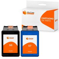 pccom essential hp 5657 cartucho tinta compatible negrotricolor pack 2
